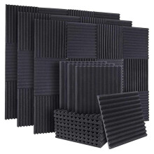 Acoustic Soundproofing Foam Panels Wedge 50 pcs