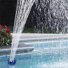 Zwembad Fontein Verstelbare Waterval Zwembad Fontein Spray Lotus Vorm Zwembad Nozzle Sprinkler InGround en Bovengronds Zwembad