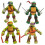 Ninja Turtles action figures set of 4 1