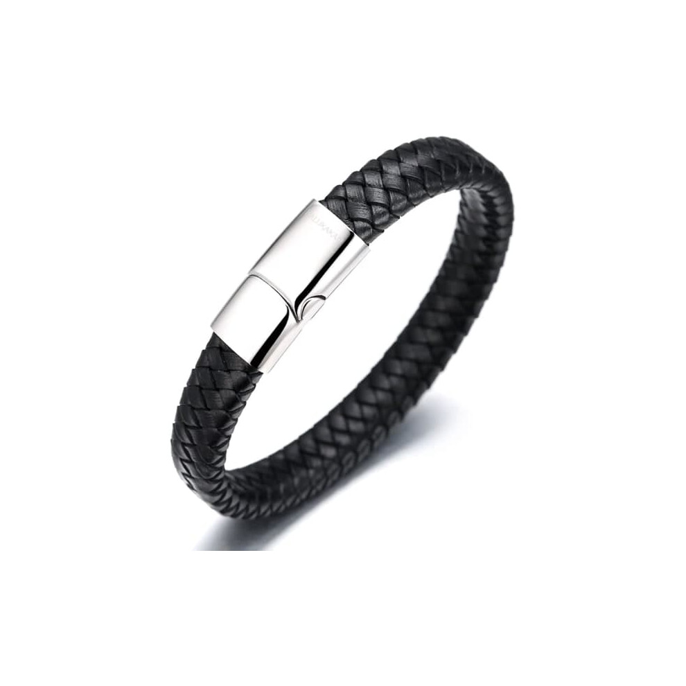 Kids Genuine Leather Bracelet Or 6-12+ Years Brown/Black 900223953438