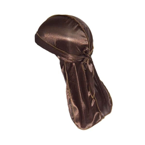 Silk Bandana Durag Brown