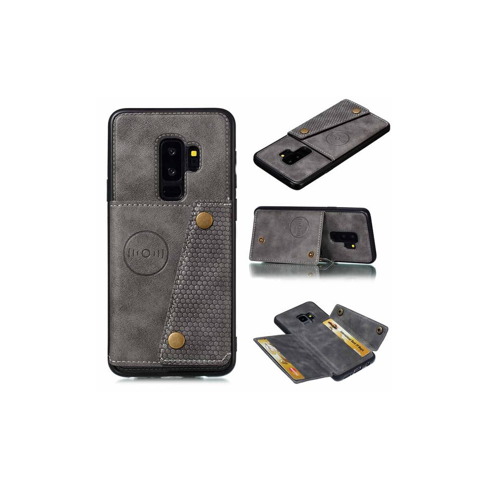 Samsung Galaxy S9 Case With Card Slot Gray 900223963697