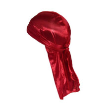Silk Bandana Durag Wine Red