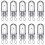 G9-Halogenlampen, 25 W, 230 V, 10er-Pack 1