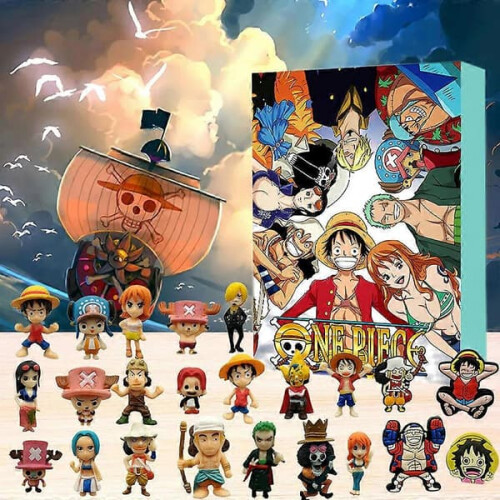 Ημερολόγιο Advent One Piece 2024 με 24 κούκλες Blind Box
