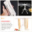 Noodle Drying Rack Foldable White 2 pcs 5