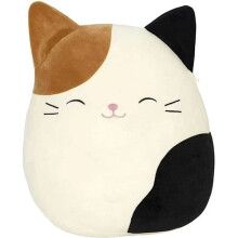 Squishmallows cat plush toy brown and black 12 inch