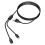 USB-C2-i-1 oplader til Garmin ure sort 1,2 m 1