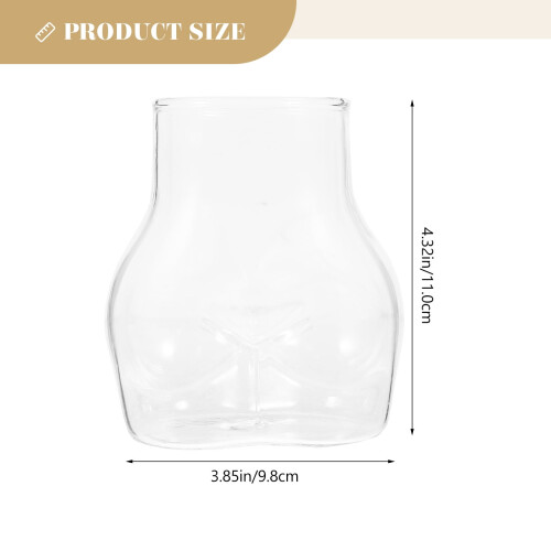 Glass Beer Mug with Handle Thickened Large Capacity 1