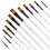Acrylic Painting Brushes Set Flat Tip Nylon 12pcs 1