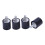 16Pcs M4 Outside Inside Anti Vibration Rubber Buffer Insulator Attachment 15mmx15mm 2