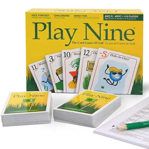 Play Nine Golf Card Game English Edition