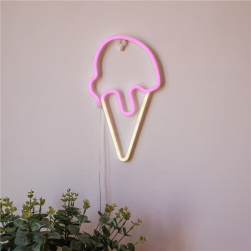 Neonlicht-LED-Glasschild, dekorative Heimlampe 1