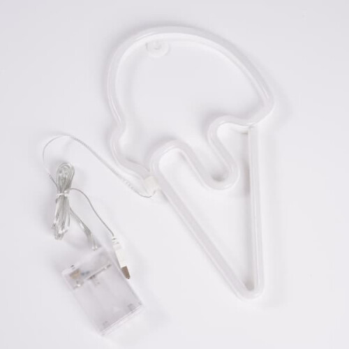 Neonlicht-LED-Glasschild, dekorative Heimlampe 2