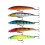 Angelköder Wobbler Minnow, 43er-Packung, mehrfarbig 7