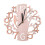 Nordic wooden wall clock modern tree design battery operated 1
