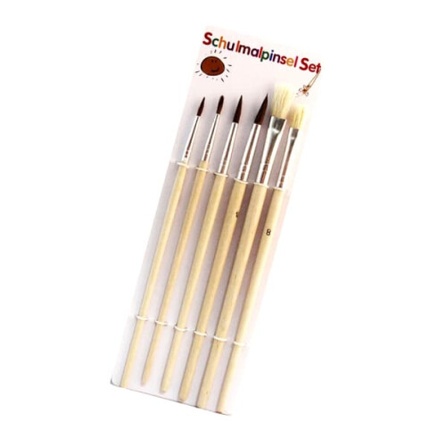Painting Brushes Set 6 Pieces