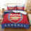 Football team printed bedding set 3-piece 1