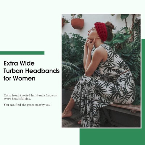 Boho Headbands for Women Extra Large 6 Pack 1