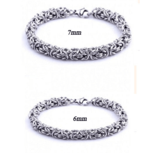Emperor Link Bracelet Steel 6mm 19cm