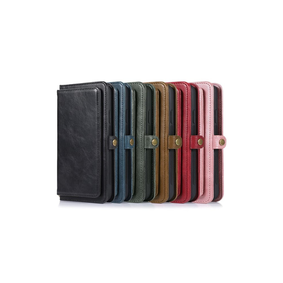 Iphone 15 Leather Wallet Case With Silicone Cover And Card 900223964502