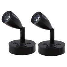 Lampe de lecture LED 12 V, intensité variable, applique murale, lot de 2, 6000 K
