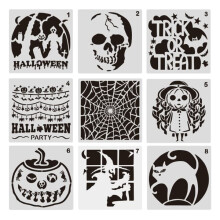 Halloween cutting dies pumpkin ghost witch template