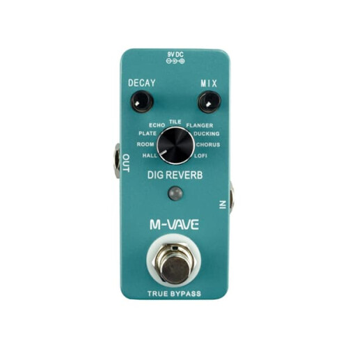 Dig Reverb Guitar Effects Pedal 9 Types Decay