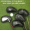 Golfschlägerhauben aus Kunstleder mit Nummern (Set) 5