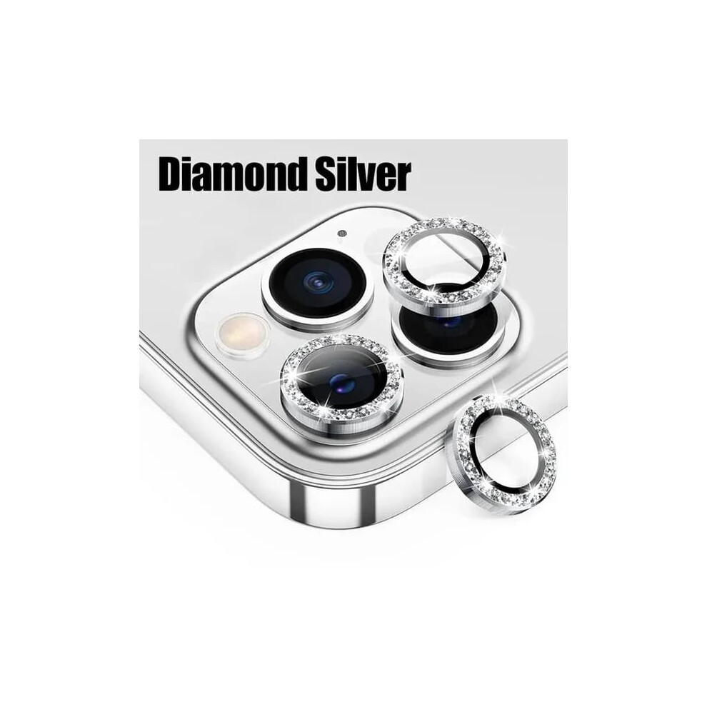 Glitter Camera Lens Protector For Iphone 12Â15 3 Pcs 900223962485