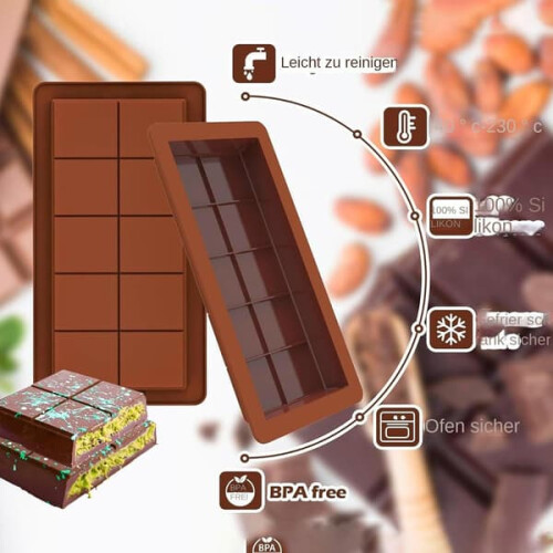 Chocolate Molds Silicone 2-Pack 1