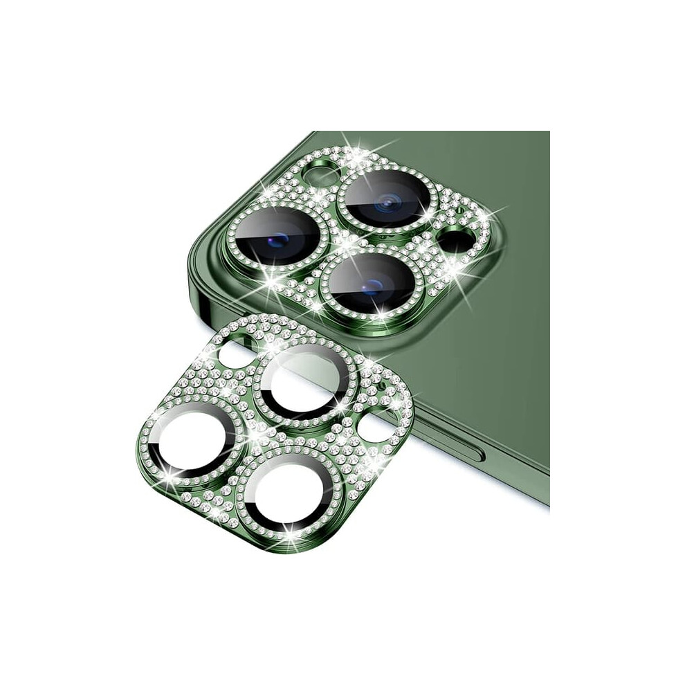 Diamond Camera Lens Protector For Iphone 16 Pro Max Green 900223954817