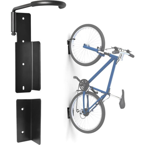 Wall Mounted Bicycle Rack Rotatable 90 Degrees
