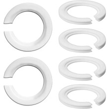 E27-E14 lámpabúra adapter gyűrű piros alátét 6 db