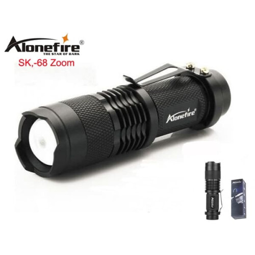 Φακός LED 3W XP-E Q5led 300Lumen + Zoom