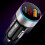 Car Charger QC3.0 PD Dual USB LED Display Silver 1