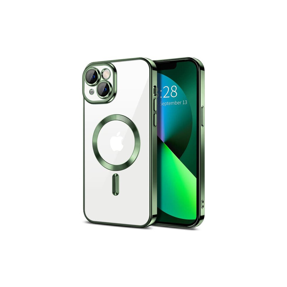 Iphone 15 Case Metallic Magnetic Slim Green 900223955685