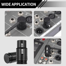 4PCS XLR Adapter 3 Pin 90 Degree Rotatable XLR Female Connector for DIY Microphone Audio Cable