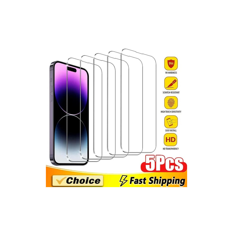 Tempered Glass Screen Protector For Iphone 15 To 7 Plus 5 900223974518