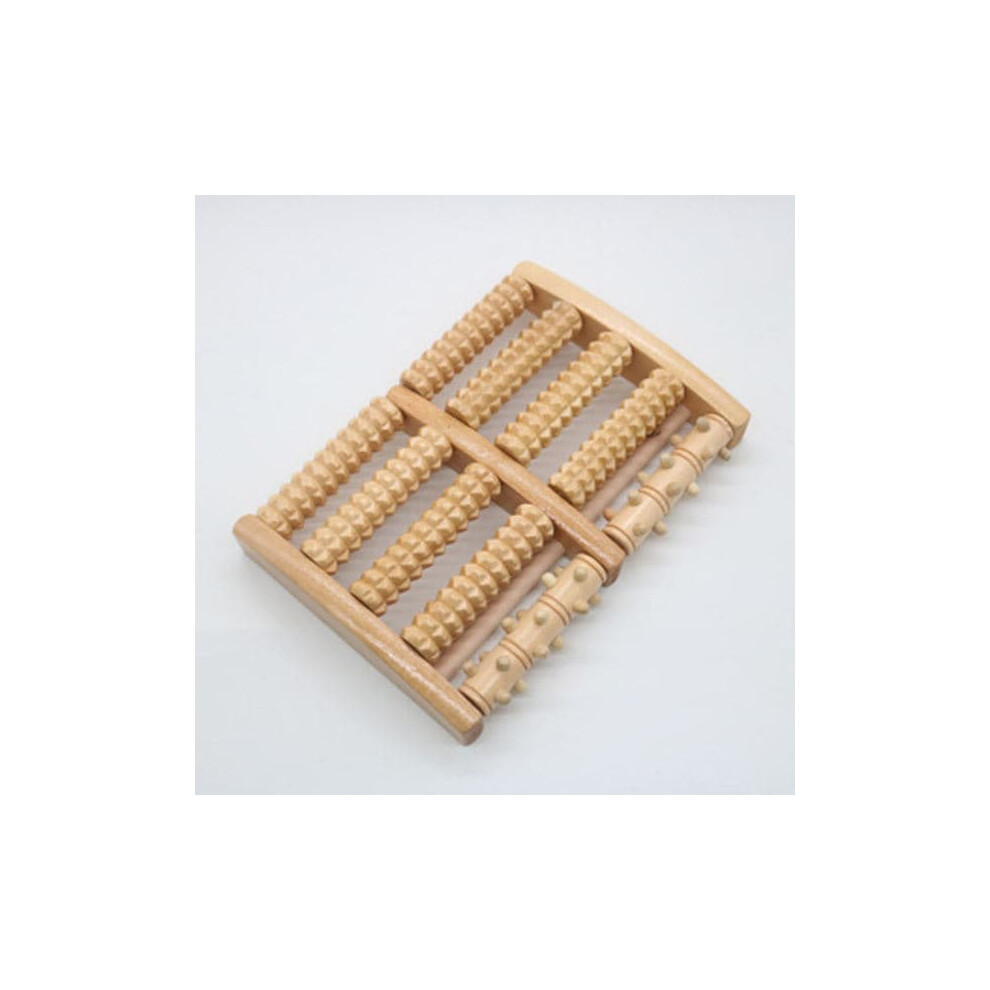 Wooden Foot Massage Roller for Plantar Reflexology