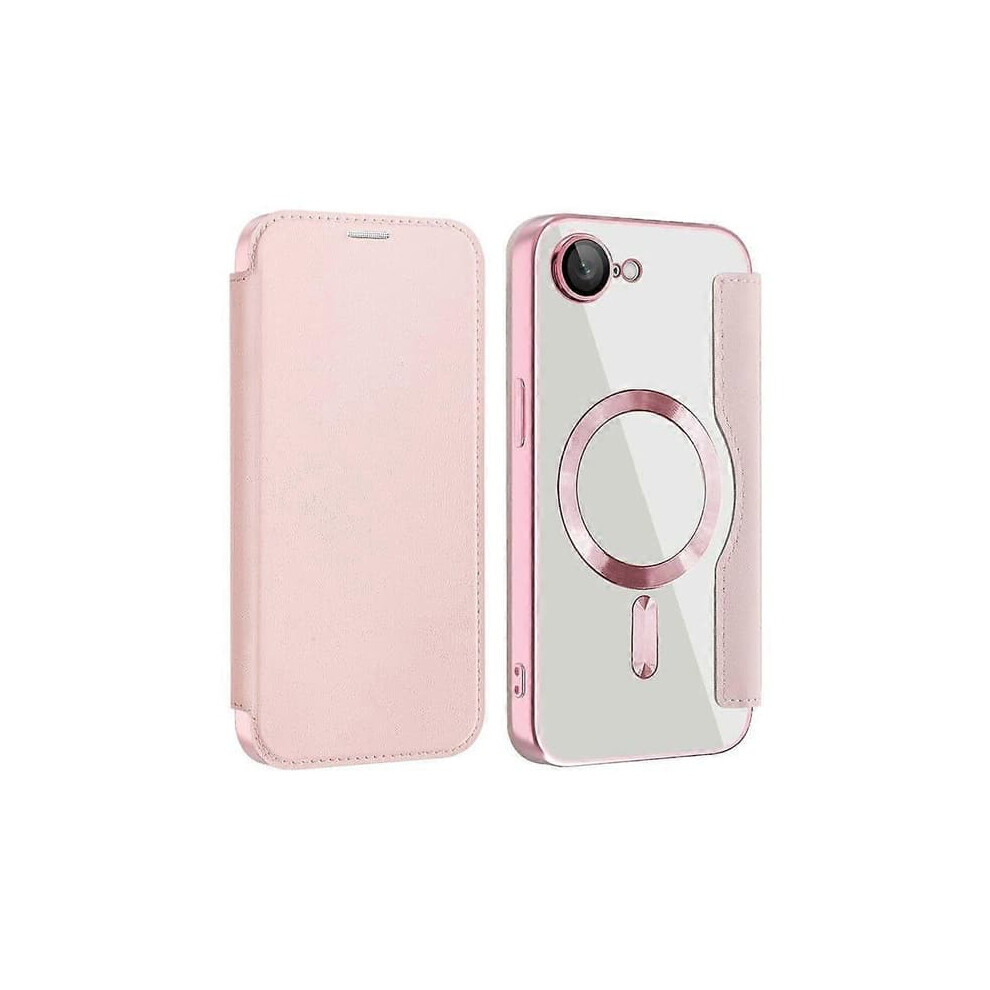 Iphone 16E Pu Leather Phone Case Pink 900223956675