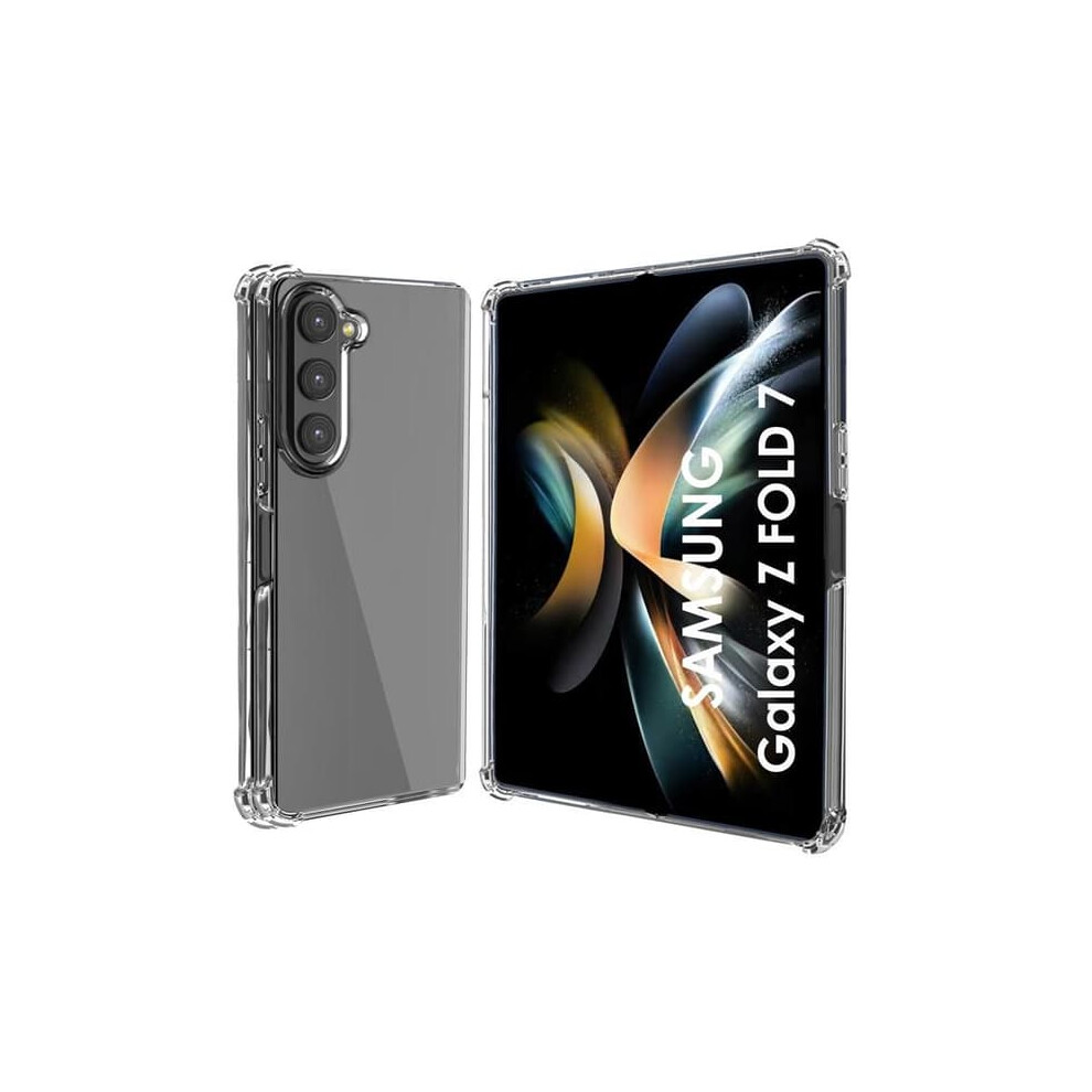 Samsung Galaxy Z Fold 7 Case Shockproof Silicone Transparent 900223956071