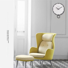 Geekcook Orologio da Parete Design Moderno 3D Soggiorno Tempo Artigianato Set Decorazione Casa Accessori Regalo Bianca