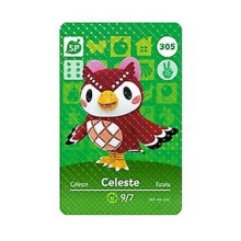 Animal Crossing Amiibo NFC Game Card 305 Celeste