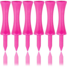 Tee da golf in plastica rosa, 57 mm, confezione da 100 pezzi