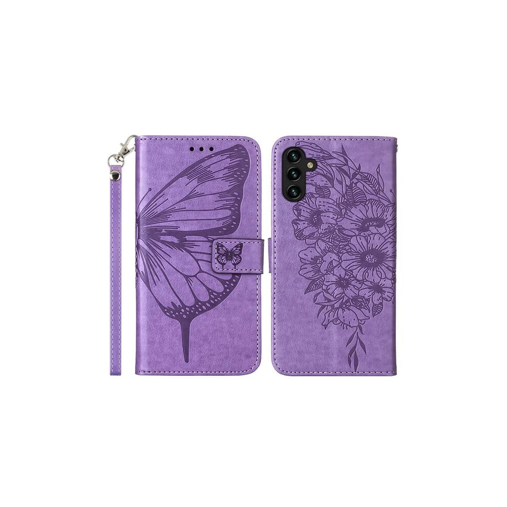 Samsung Galaxy A54 5G Case Butterfly Print Purple 900223964649