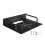 Wall Mounted Aluminum TV Box Shelf Single Layer 1