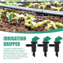60 Pieces 4GPH Removable Drip Sprinkler Irrigation Drip Emitter Garden Flag Irrigation Dripper, for Trees and Shrubs