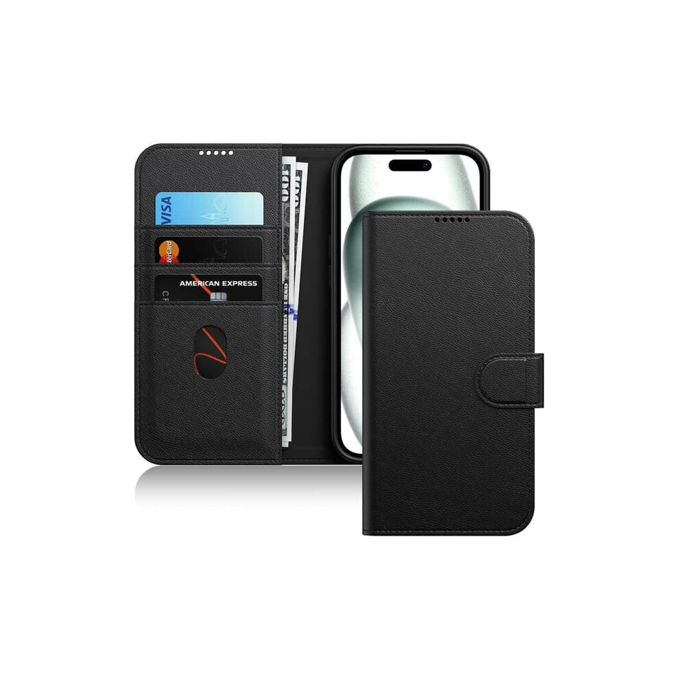 Iphone 15 Wallet Case Black 900223964571