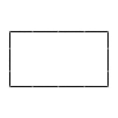 Tela de projeção dobrável de 100 polegadas, formato 16:9.